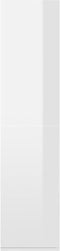 vidaXL - Boekenkast/dressoir - 66x30x130 - cm - bewerkt - hout - hoogglans - wit
