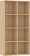 vidaXL - Boekenkast/dressoir - 66x30x130 - cm - bewerkt - hout - sonoma - eikenkleur