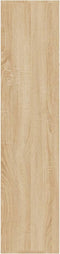 vidaXL - Boekenkast/dressoir - 66x30x130 - cm - bewerkt - hout - sonoma - eikenkleur