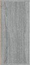 vidaXL - Boekenkast/dressoir - 66x30x98 - cm - bewerkt - hout - grijs - sonoma - eiken