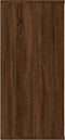 vidaXL - Boekenkast/dressoir - 66x30x98 - cm - bewerkt - hout - gerookt - eikenkleur