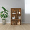 vidaXL - Boekenkast/dressoir - 66x30x98 - cm - bewerkt - hout - gerookt - eikenkleur