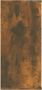 vidaXL - Boekenkast/dressoir - 66x30x98 - cm - bewerkt - hout - gerookt - eikenkleur
