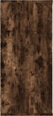 vidaXL - Boekenkast/dressoir - 66x30x98 - cm - bewerkt - hout - gerookt - eikenkleur