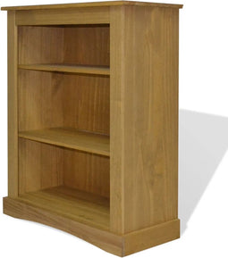 vidaXL - Boekenkast - grenenhout - met - 3 - planken - Corona-stijl - 80x29x100 - cm