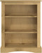 vidaXL - Boekenkast - grenenhout - met - 3 - planken - Corona-stijl - 80x29x100 - cm