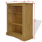 vidaXL - Boekenkast - grenenhout - met - 3 - planken - Corona-stijl - 80x29x100 - cm