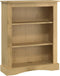 vidaXL - Boekenkast - grenenhout - met - 3 - planken - Corona-stijl - 80x29x100 - cm