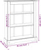 vidaXL - Boekenkast - grenenhout - met - 3 - planken - Corona-stijl - 80x29x100 - cm