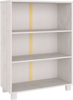 vidaXL - Boekenkast - HAMAR - 85x35x112 - cm - massief - grenenhout - wit