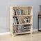 vidaXL - Boekenkast - HAMAR - 85x35x112 - cm - massief - grenenhout - honingbruin