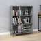 vidaXL - Boekenkast - HAMAR - 85x35x112 - cm - massief - grenenhout - donkergrijs