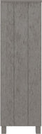 vidaXL - Boekenkast - HAMAR - 85x35x112 - cm - massief - grenenhout - lichtgrijs