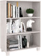 vidaXL - Boekenkast - HAMAR - 85x35x112 - cm - massief - grenenhout - wit