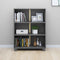 vidaXL - Boekenkast - HAMAR - 85x35x112 - cm - massief - grenenhout - donkergrijs