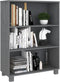 vidaXL - Boekenkast - HAMAR - 85x35x112 - cm - massief - grenenhout - donkergrijs