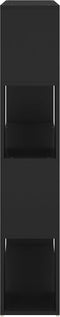 vidaXL - Boekenkast/kamerscherm - 100x24x124 - cm - zwart