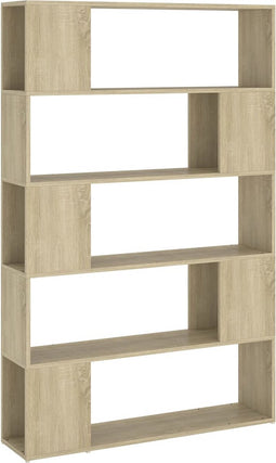 vidaXL - Boekenkast/kamerscherm - 100x24x155 - cm - bewerkt - hout - sonoma - eiken