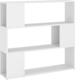 vidaXL - Boekenkast/kamerscherm - 100x24x94 - cm - wit