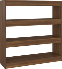 vidaXL - Boekenkast/kamerscherm - 100x30x103 - cm - bruin - eikenkleur