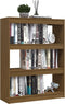 vidaXL - Boekenkast/kamerscherm - 100x30x103 - cm - grenenhout - honingbruin