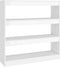vidaXL - Boekenkast/kamerscherm - 100x30x103 - cm - hoogglans - wit