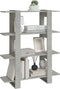 vidaXL - Boekenkast/kamerscherm - 100x30x123,5 - cm - betongrijs