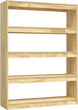 vidaXL - Boekenkast - / - kamerscherm - 100x30x135,5 - cm - massief - grenenhout