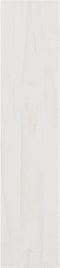 vidaXL - Boekenkast/kamerscherm - 100x30x135,5 - cm - massief - grenenhout - wit