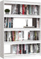 vidaXL - Boekenkast/kamerscherm - 100x30x135,5 - cm - massief - grenenhout - wit