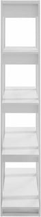 vidaXL - Boekenkast/kamerscherm - 100x30x160 - cm - hoogglans - wit