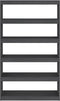 vidaXL - Boekenkast/kamerscherm - 100x30x167,5 - cm - massief - grenenhout - grijs
