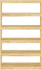 vidaXL - Boekenkast - / - kamerscherm - 100x30x167,5 - cm - massief - grenenhout