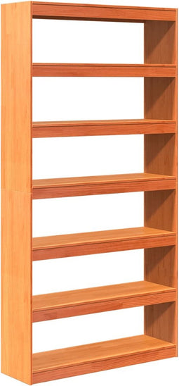 vidaXL - Boekenkast - / - kamerscherm - 100x30x199,5 - cm - massief - grenenhout