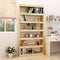 vidaXL - Boekenkast - / - kamerscherm - 100x30x200 - cm - massief - grenenhout