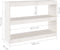 vidaXL - Boekenkast/kamerscherm - 100x30x71,5 - cm - grenenhout - wit