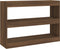 vidaXL - Boekenkast/kamerscherm - 100x30x72 - cm - bruin - eikenkleur