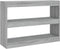 vidaXL - Boekenkast/kamerscherm - 100x30x72 - cm - grijs - sonoma - eikenkleurig