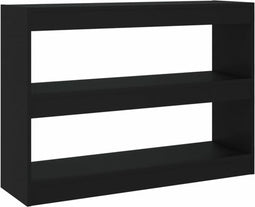 vidaXL - Boekenkast/kamerscherm - 100x30x72 - cm - zwart