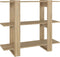 vidaXL - Boekenkast/kamerscherm - 100x30x87 - cm - sonoma - eikenkleurig