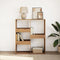 vidaXL - Boekenkast - / - kamerscherm - 100x33x115 - cm - artisanaal - eikenkleurig