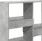 vidaXL - Boekenkast - / - kamerscherm - 100x33x115 - cm - betongrijs