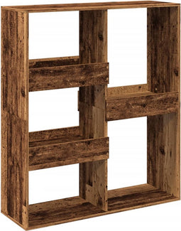 vidaXL - Boekenkast - / - kamerscherm - 100x33x115 - cm - oud - houtkleurig