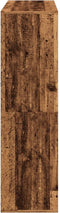 vidaXL - Boekenkast - / - kamerscherm - 100x33x115 - cm - oud - houtkleurig