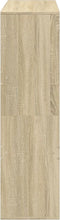 vidaXL - Boekenkast - / - kamerscherm - 100x33x115 - cm - sonoma - eikenkleurig