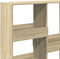 vidaXL - Boekenkast - / - kamerscherm - 100x33x115 - cm - sonoma - eikenkleurig