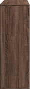 vidaXL - Boekenkast - / - kamerscherm - 100x33x94,5 - cm - bruin - eikenkleur