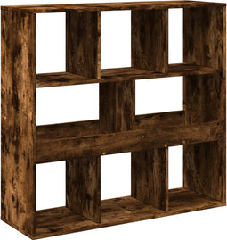 vidaXL - Boekenkast/kamerscherm - 100x33x94,5 - cm - gerookt - eikenkleurig