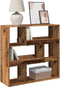 vidaXL - Boekenkast - / - kamerscherm - 100x33x94,5 - cm - oud - houtkleurig