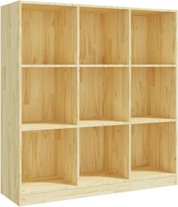 vidaXL - Boekenkast - / - kamerscherm - 104x33,5x110 - cm - massief - grenenhout